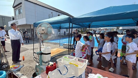 水かけ(1)