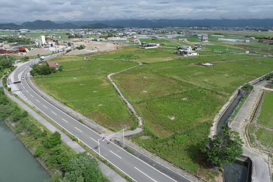 下島工区ドローン撮影（工事前）