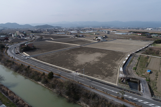 下島工区ドローン撮影（工事後）