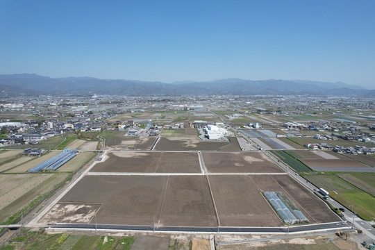 能間工区ドローン撮影（工事後）