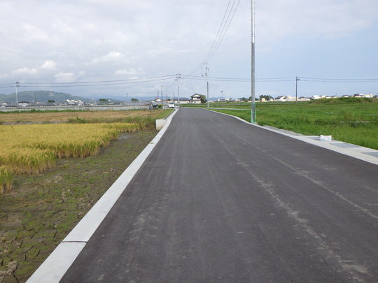 能間工区道路（工事後）