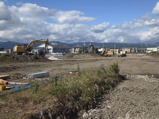 1.表土はぎ取り写真