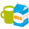 牛乳のイラスト