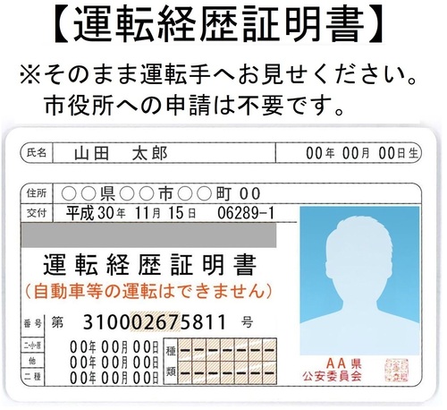運転経歴証明書